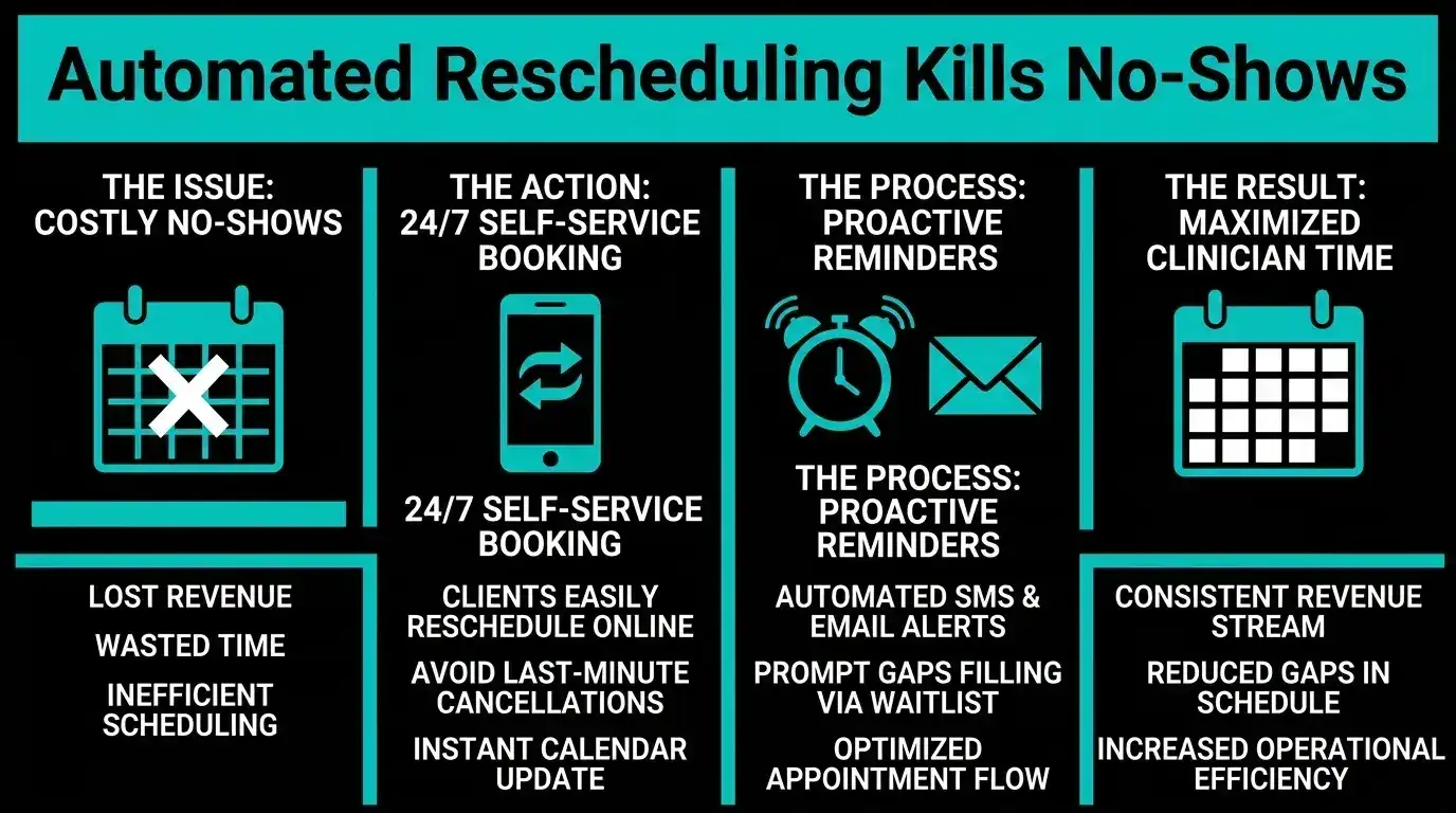 Automated no-show prevention and rescheduling for Florida med spas, ProProfile